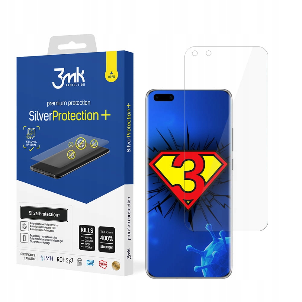

Folia 3mk SilverProtection+ do Huawei P40 Pro
