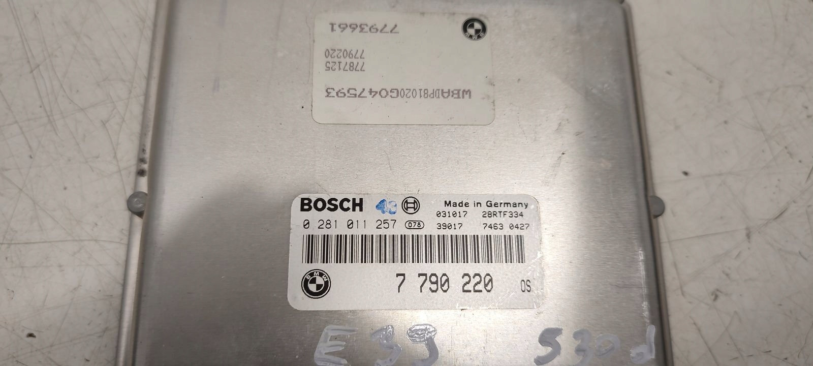 control unit computer of the engine BMW E39 LIFT 3,0TD kombi