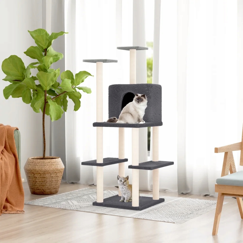 Levně Škrabadlo vysoké, škrabací sloupek VidaXL 101 160 cm