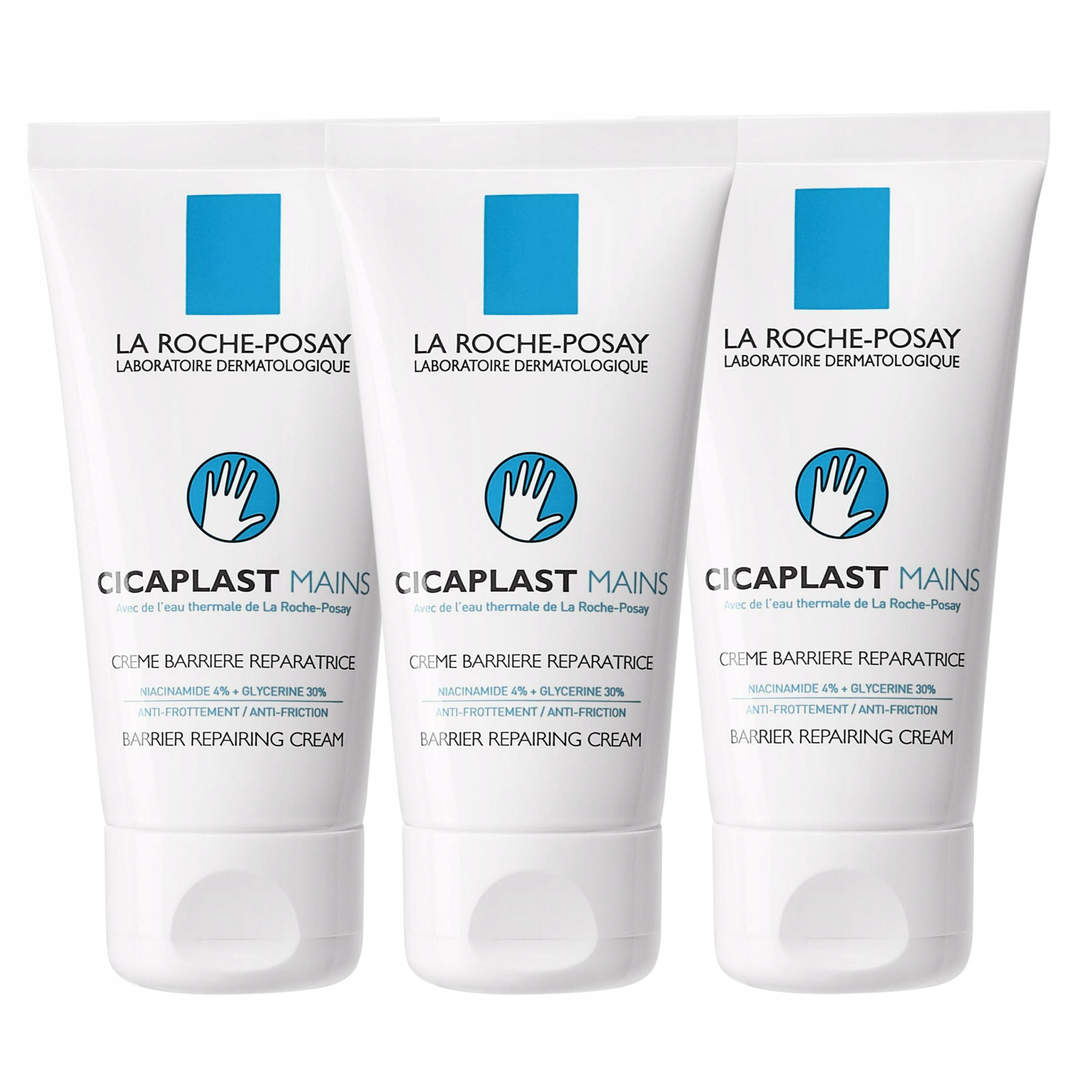 2x La Roche-Posay Cicaplast krem do rąk 50 ml