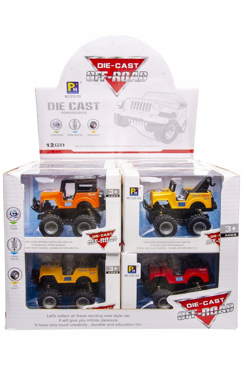 Samochód terenowy z napędem na koła 4x4 Naciągany Rodzaj pojazdu terenowy