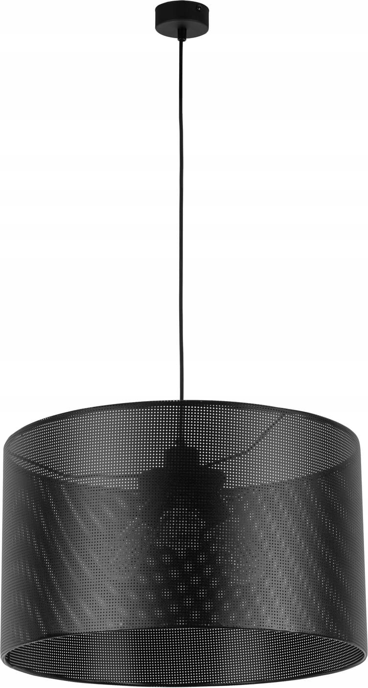 Závěsná lampa Moreno ze síťoviny, černá, velká, loftová, do ložnice obývacího pokoje, kuchyně