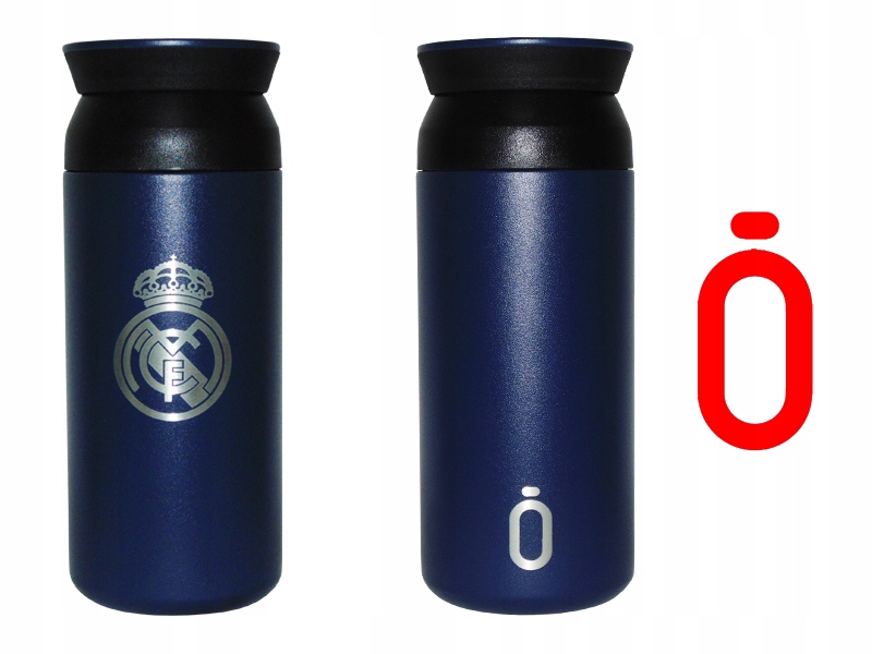 Real Madryt Bidon Termiczny Runbott Ceramiczny Niebieski 350 ML