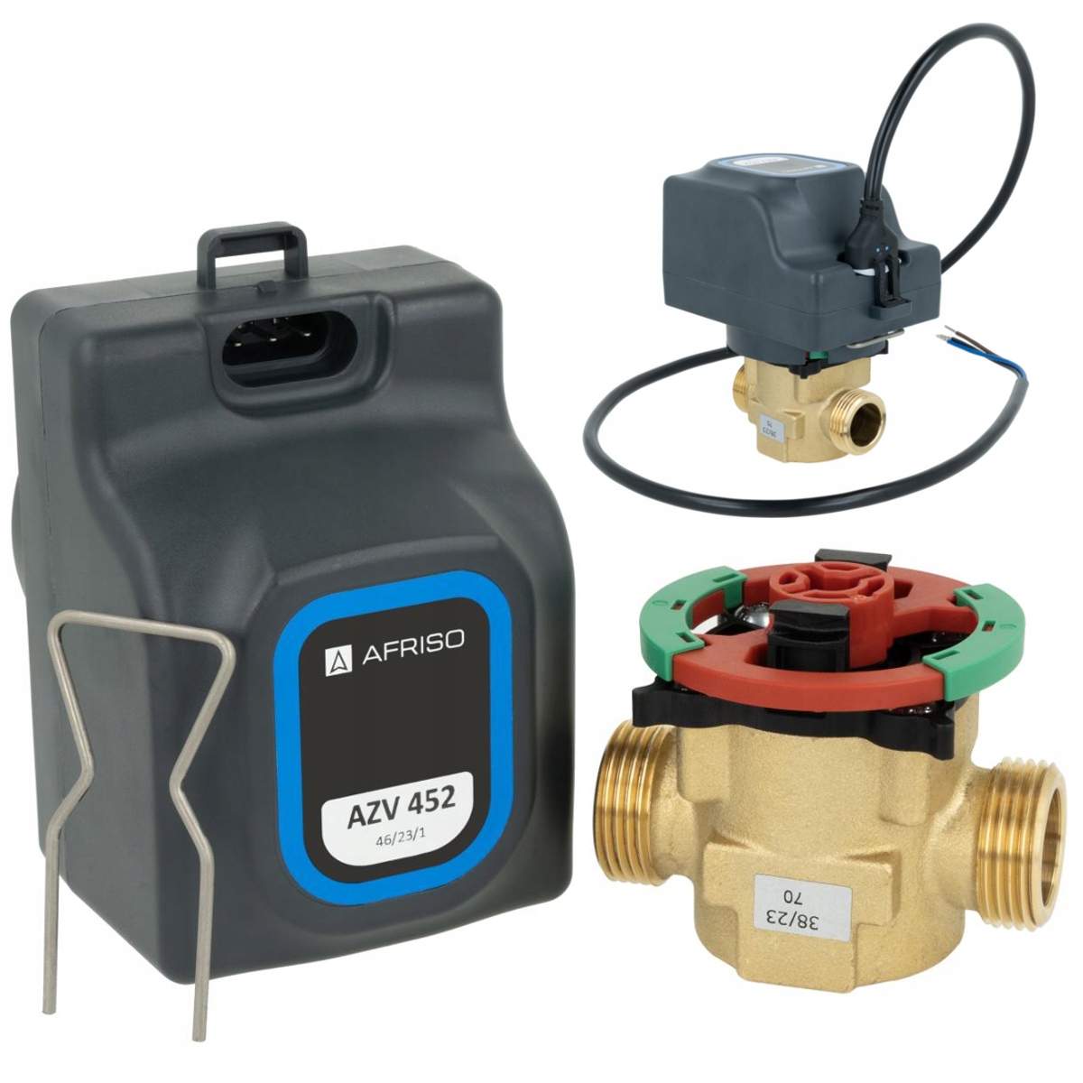 2-CESTNÝ Zónový Uzatvárací Ventil Afriso Azv 452 S 3/4" Pohonom