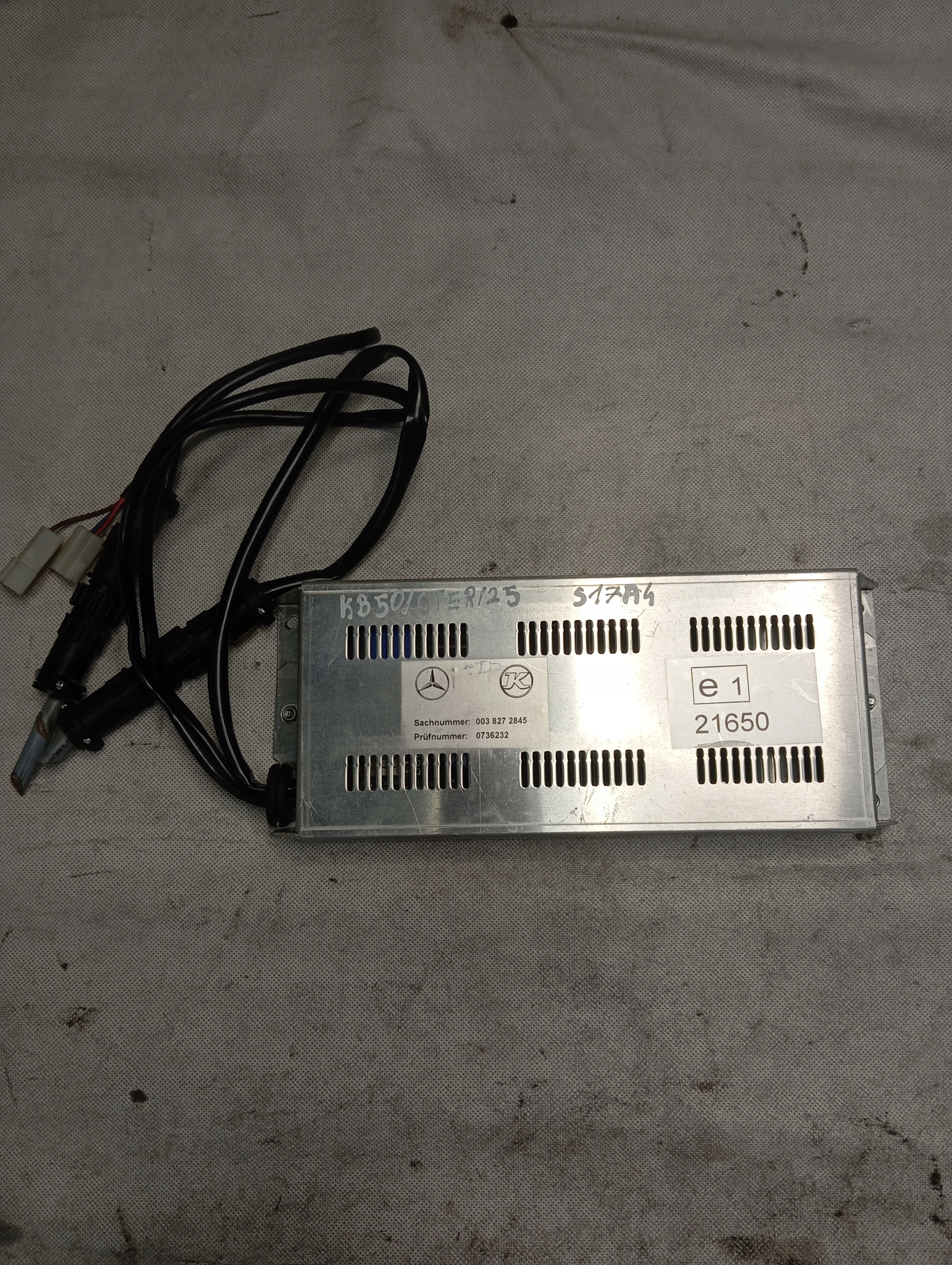 JEDNOSTKA STERUJACA control unit A0038272845 MERCEDES AUTOBUS