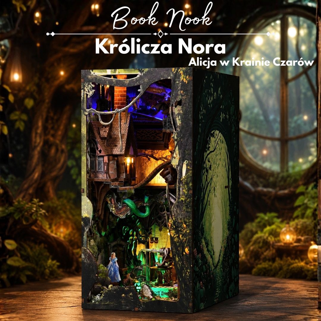 Book nook Diy Królicza Nora Led 400 el