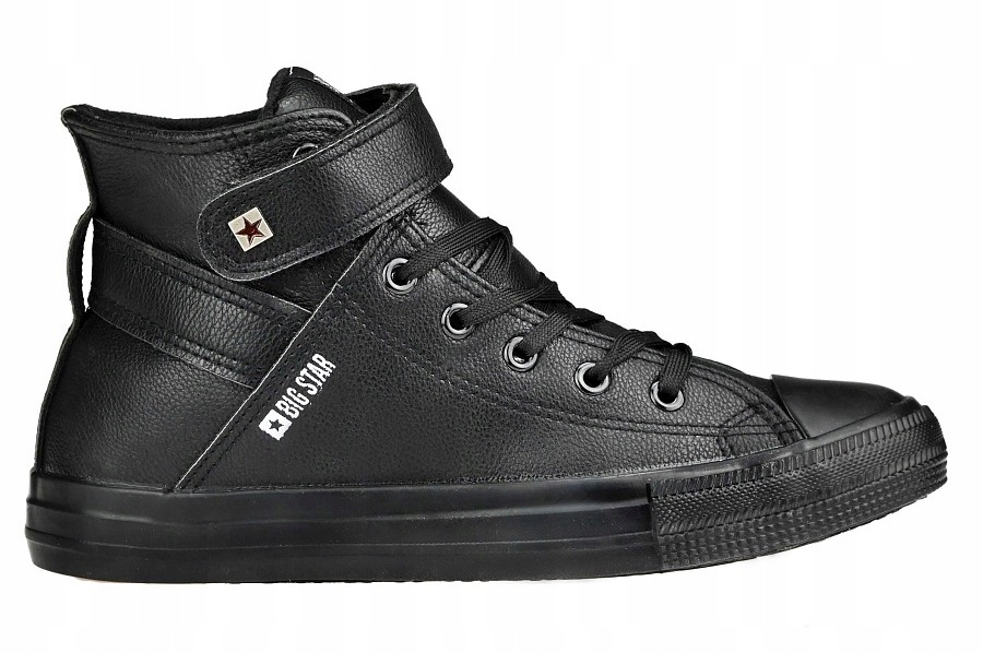 

Big Star Trampki damskie wysokie całe Czarne 38