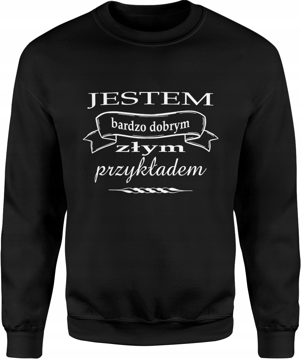 

Bluza Męska Z Nadrukiem Napisami Śmieszna Rozm XL