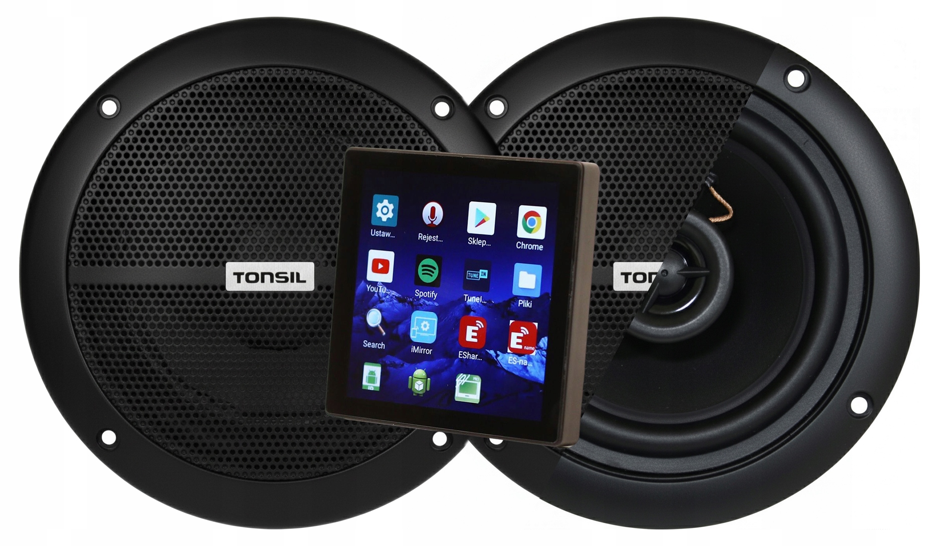 Tonsil Nástěnný přehrávač Android Zesilovač WS-65 2x reproduktor Zgsu 13/2dr