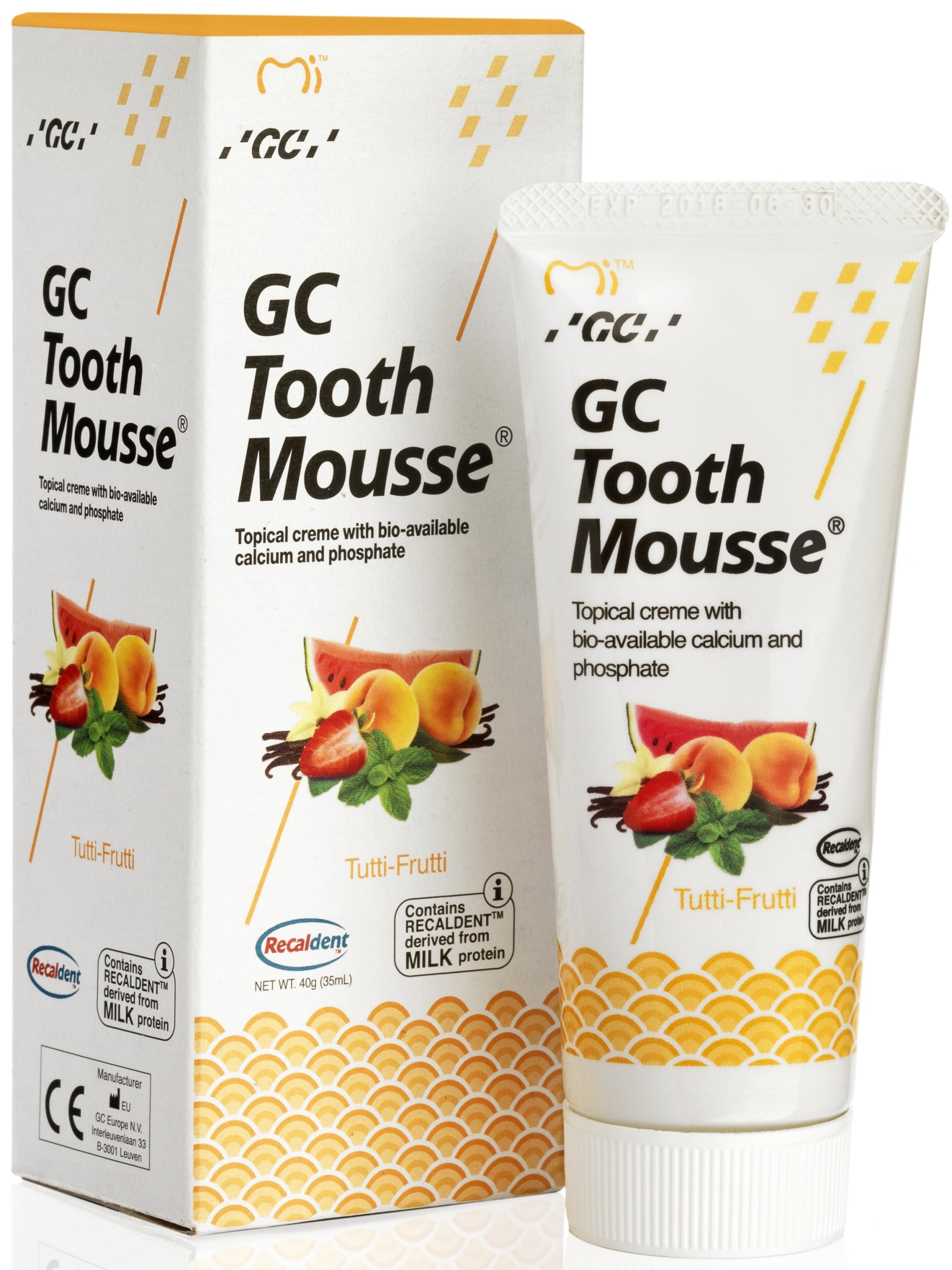 

Gc Pasta Tooth Mousse Tutti-frutti Bez Fluoru 35ml
