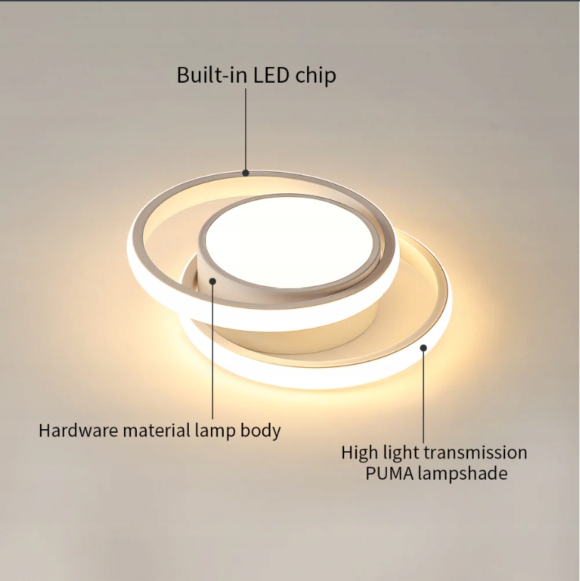 LAMPA SUFITOWA LED ŻYRANDOLE DO SALONU 32W Kolekcja LAMPA SUFITOWA LED