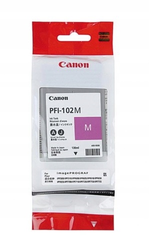 Atrament Canon PFI-102M 0897B001 purpurový (magenta)