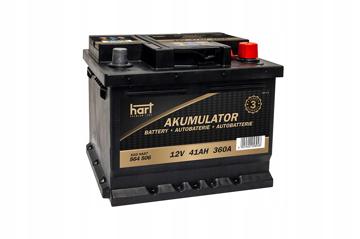 Akumulátor 41AH 360A 207X175X175/P+ /premium