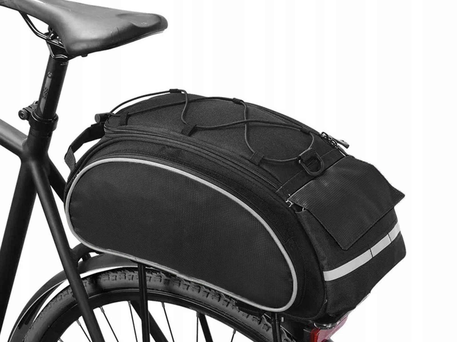 SAKWA ROWEROWA NA BAGAŻNIK ROWEROWY POJEMNA TORBA POKROWIEC NA ROWER Model RW2