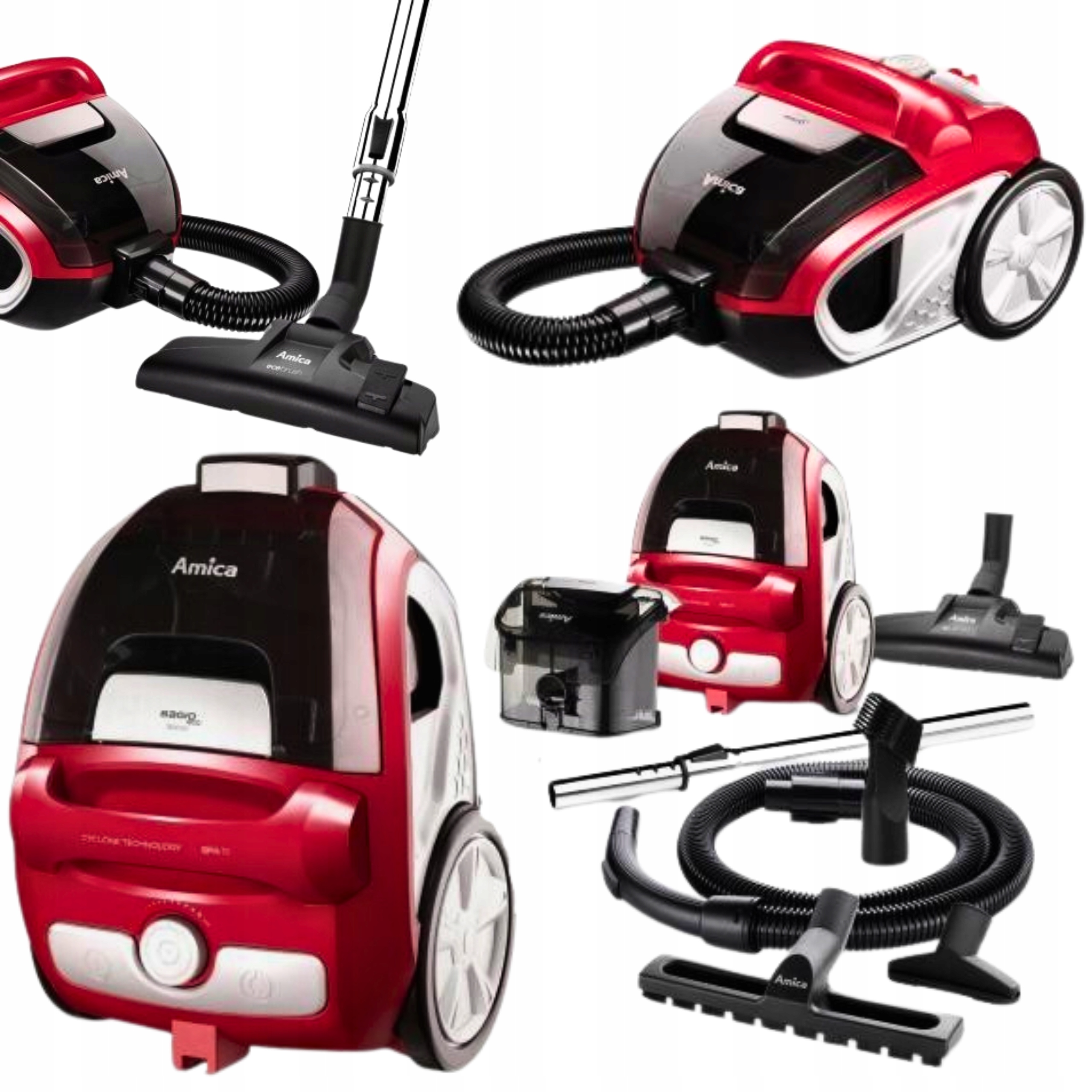 Odkurzacz bezworkowy Amica BAGIO Eco VM3044 Rodzaj odkurzacza bezworkowy