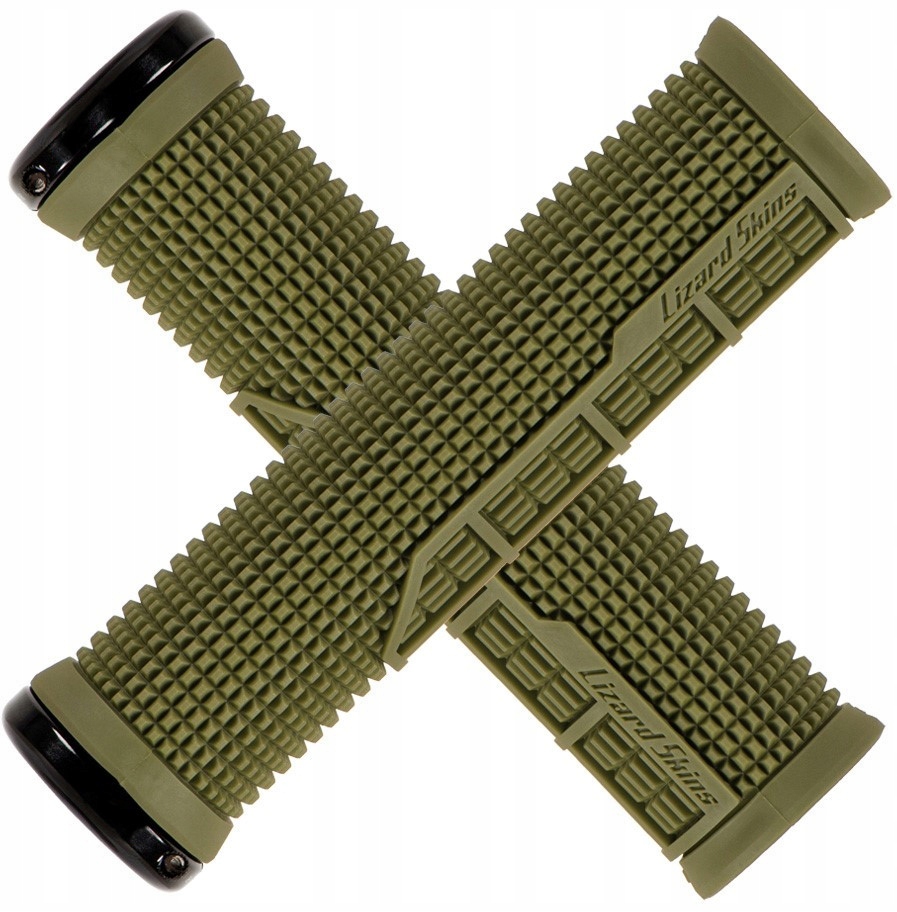 Rukojeti Lizardskins Machine Lock-On 31 mm 135 mm olivově zelené