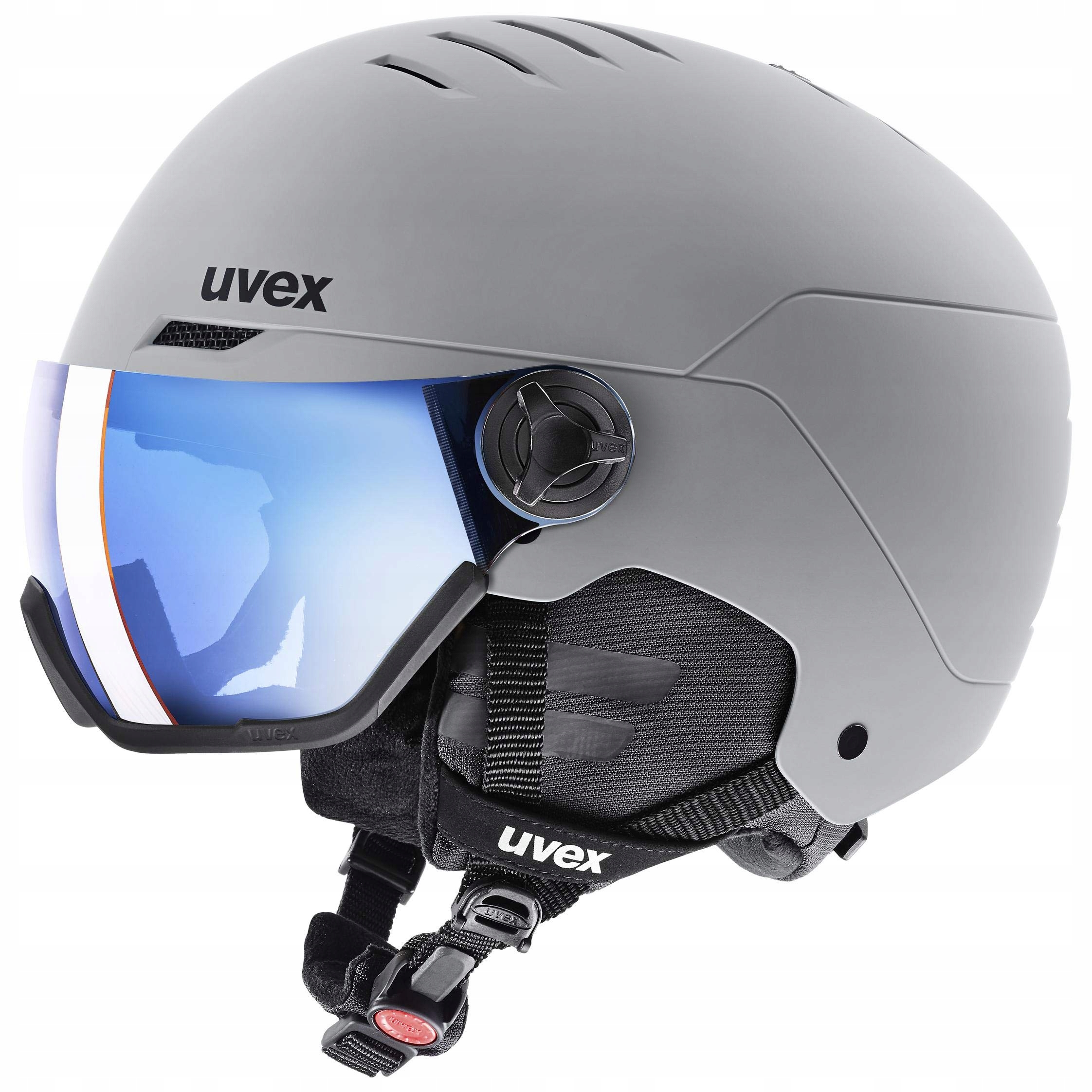 Lyžařská helma Uvex Wanted Visor 54-58cm rhino