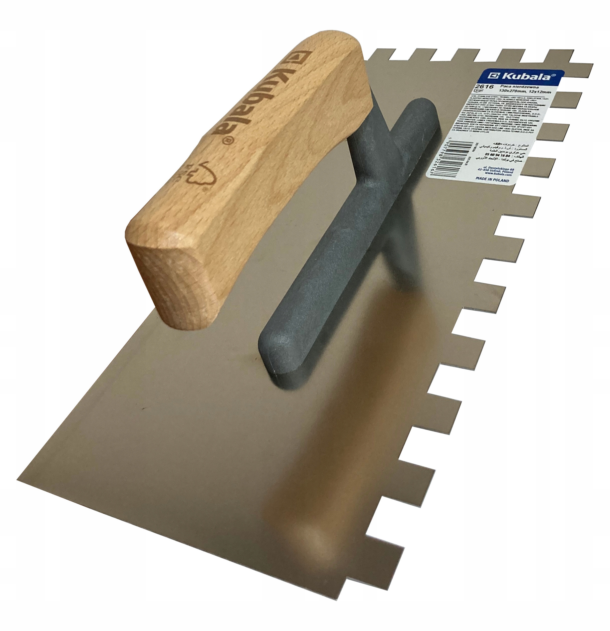 KUBALA PACA DO KLEJU Zębata ZĄB 12mm 130/270mm