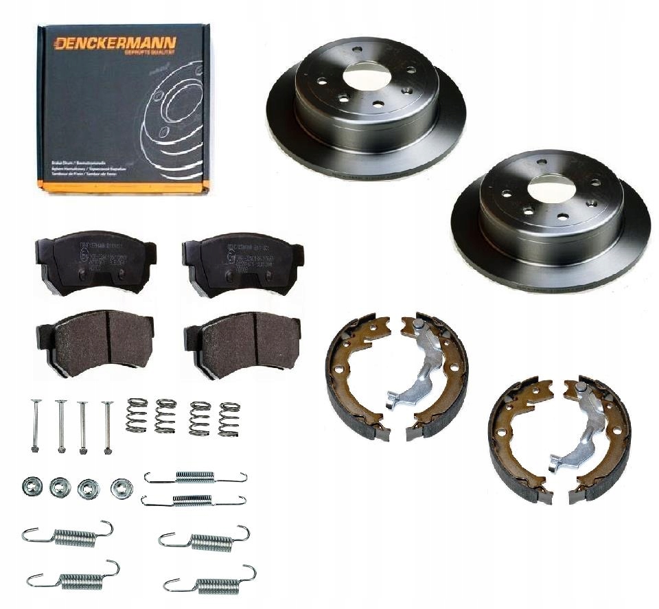 Kotouče Čelisti Nubira Lacetti Zadní 258 mm Sada. 2007-