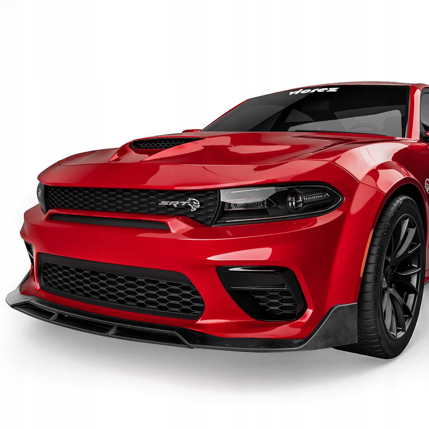 JGD-CHAR20-CSWB - Спойлер бампера DODGE CHARGER 2020-2022 Wide Body