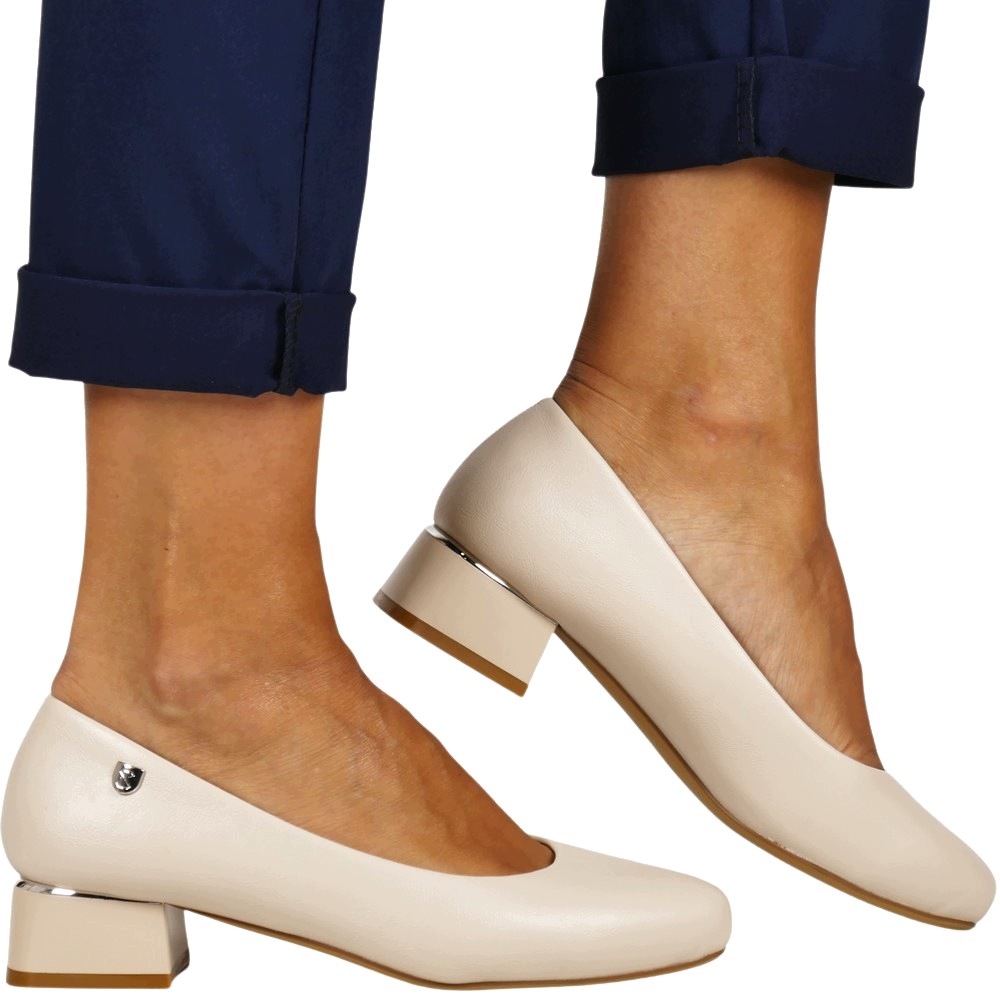 Dámské Boty Na Nízkém Podpatku, Elegantní Baleríny a Boty J6