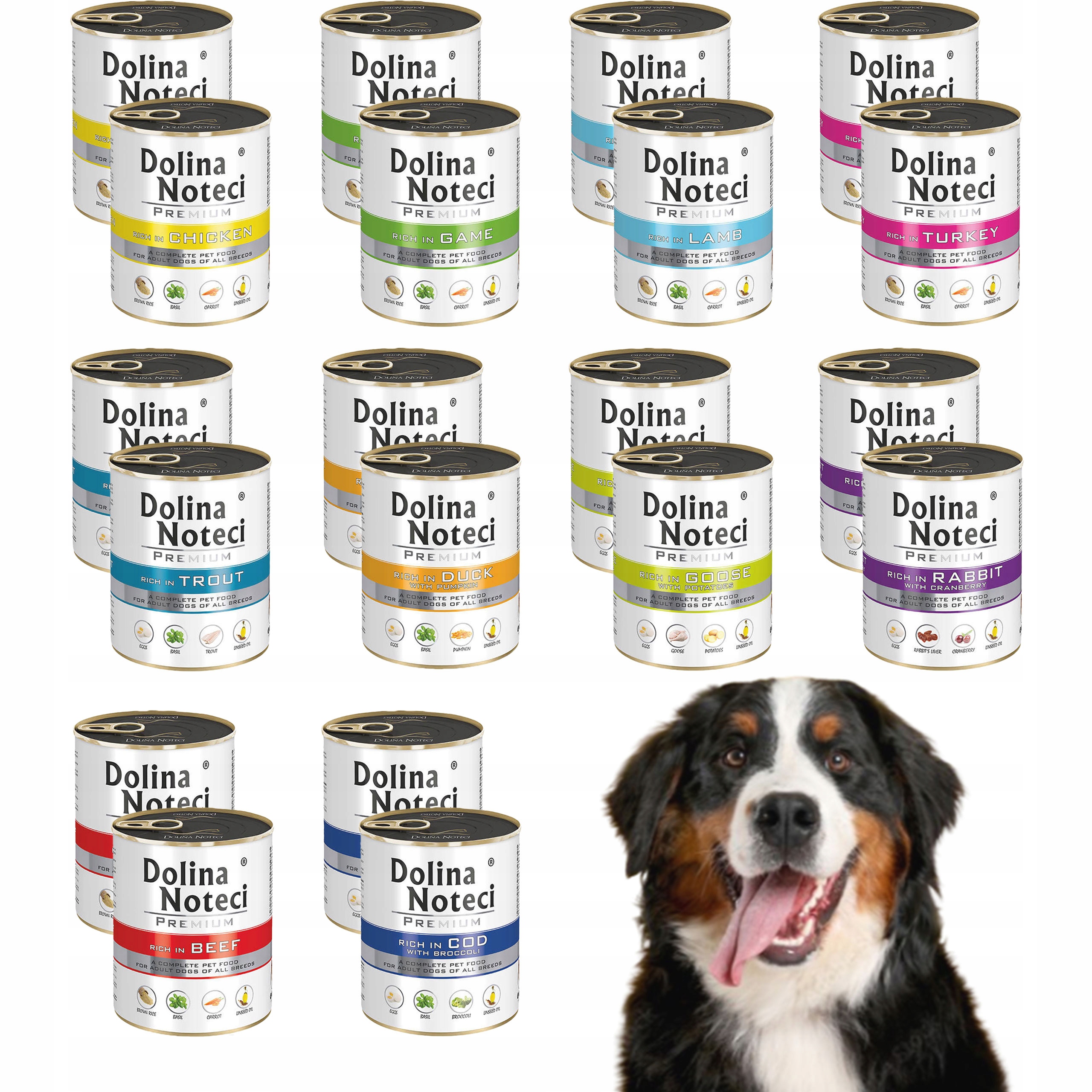 Levně Dolina Noteci Premium Krmivo mokré pro psa mix chutí 20 x 800 g