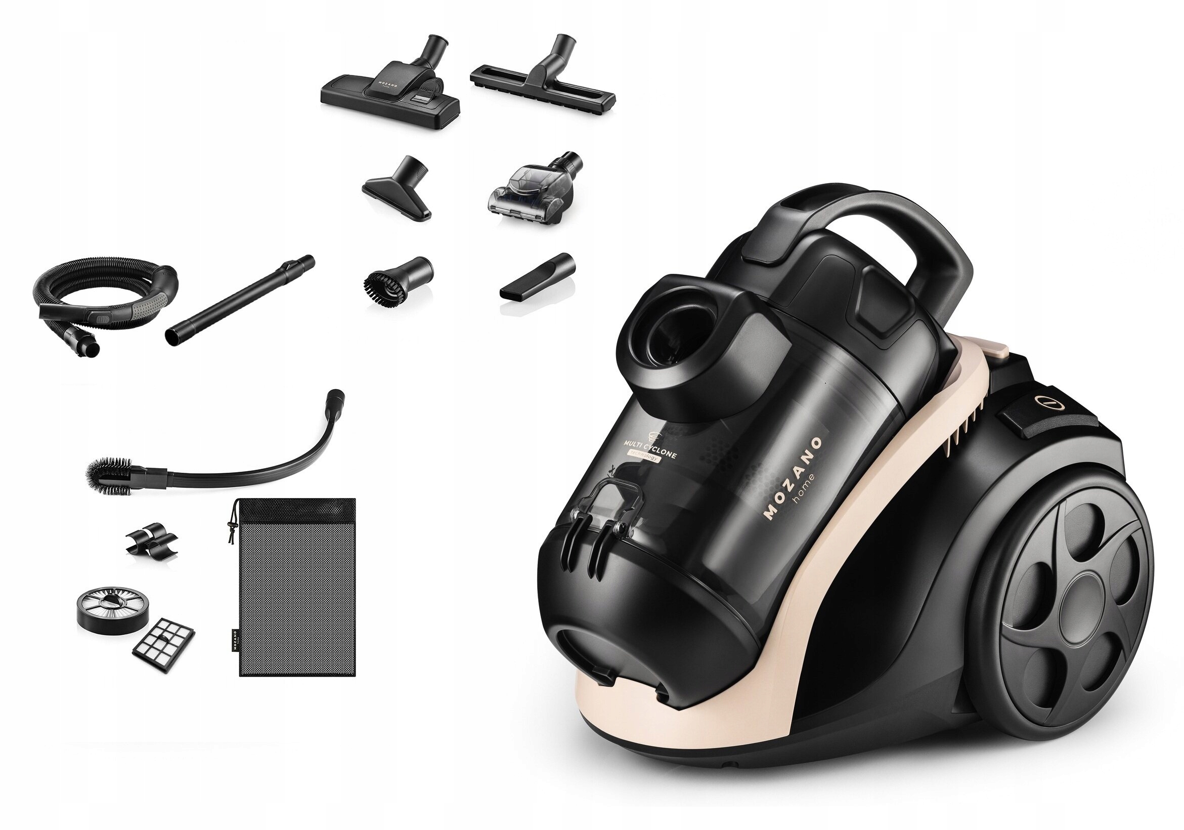 Odkurzacz bezworkowy Mozano Smart Cyclonic 4000 Beżowy