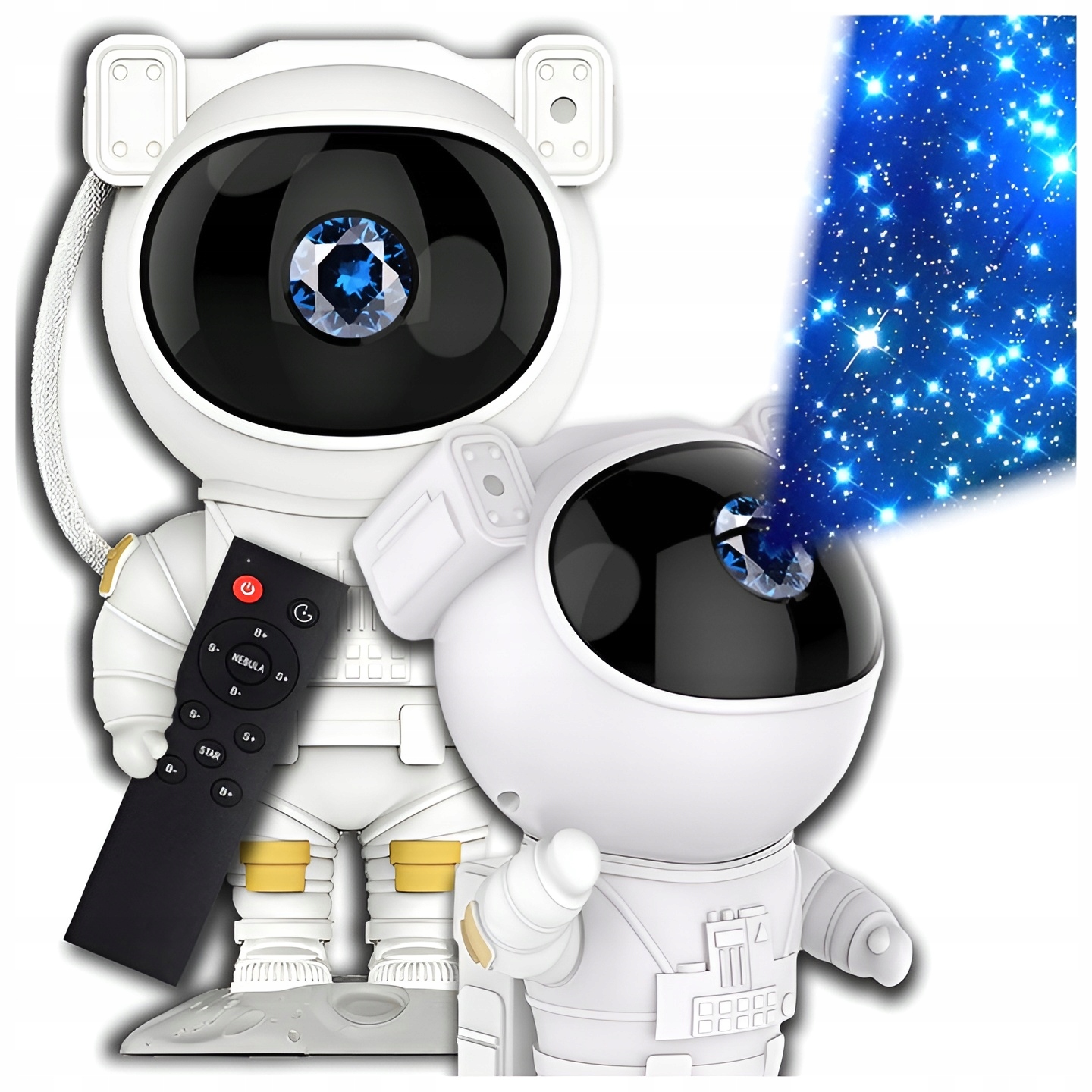 PROJEKTOR GWIAZD ASTRONAUTA LAMPKA NOCNA RZUTNIK DLA DZIECI 3 GEN. 2024R.