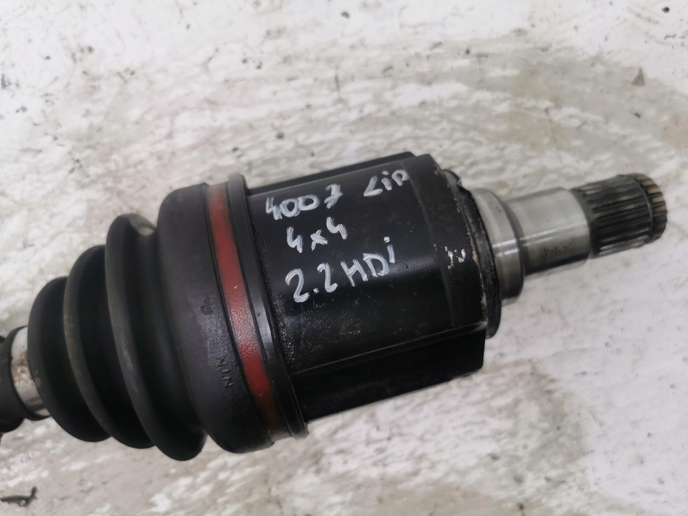 semi-axis short. left PEUGEOT 4007 2.2 HDI 156KM 4x4