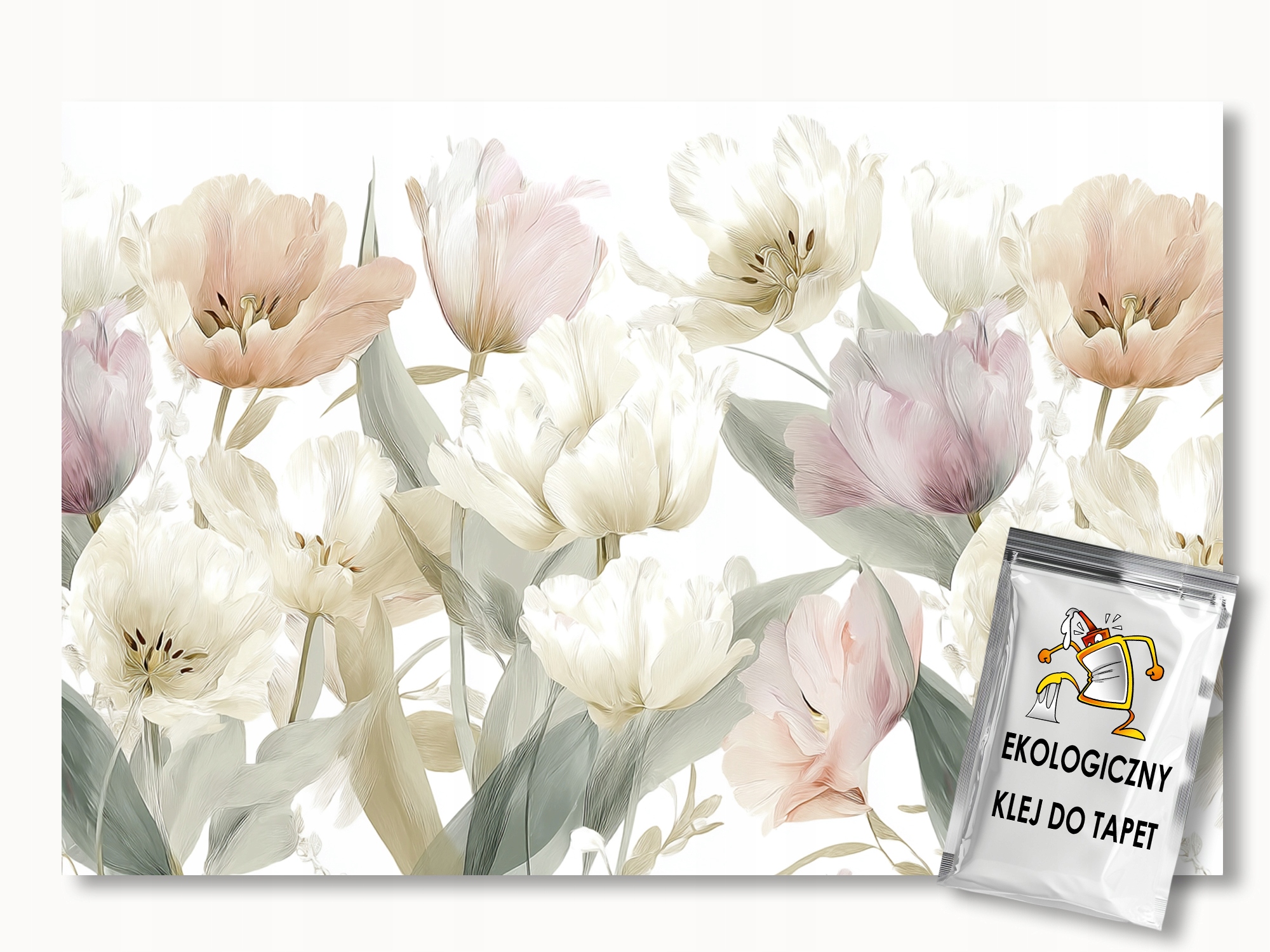 Fototapeta Flizelina Květiny Tulipány Shabby Chic Glamour 150x105 155g