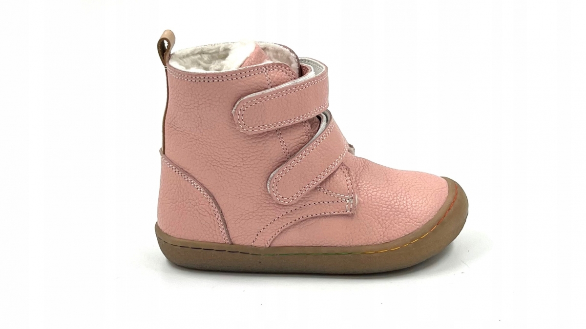 Minimus MKB5001PK Robin 2 Pink zimowe botki barefoot na rzepy roz.25