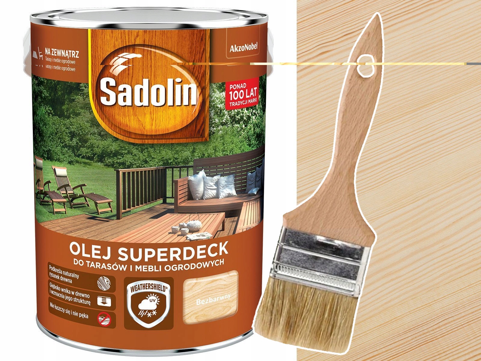 

Sadolin Superdeck olej do tarasu Bezbarwny 5L