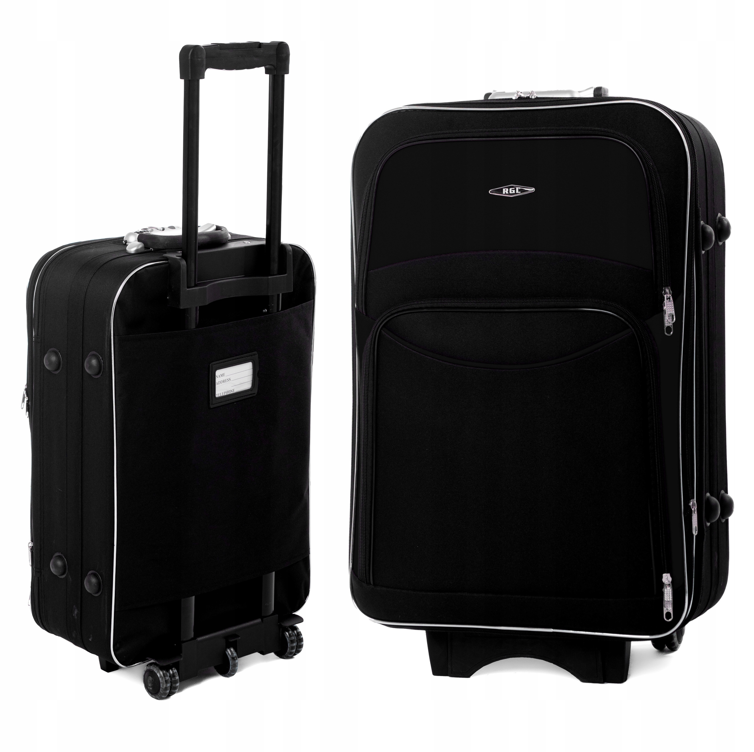 ŚREDNIA WALIZKA PODRÓŻNA XL RGL BAGAŻ 773 KÓŁKA