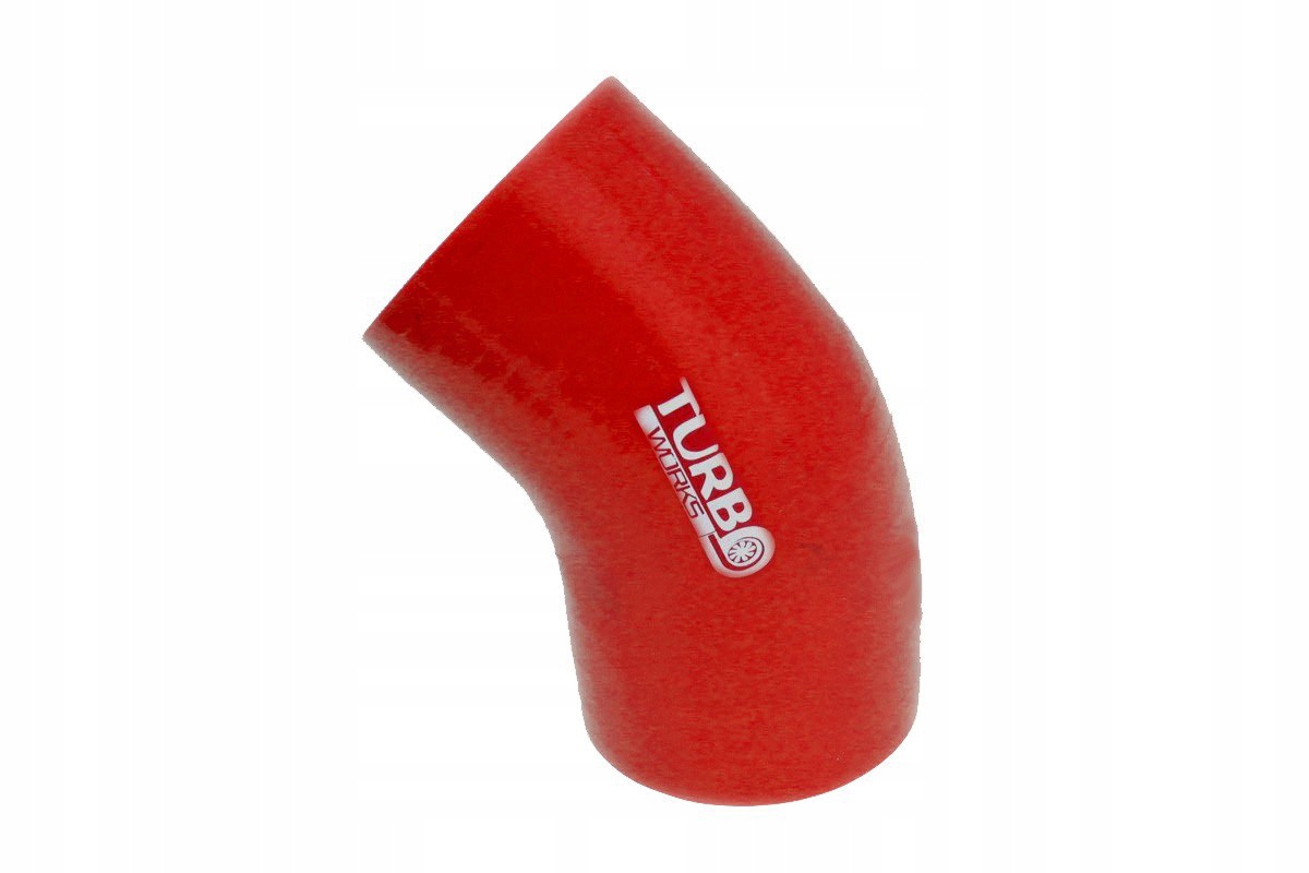 Kolanko łącznik 45st TurboWorks Red 57mm czerwone