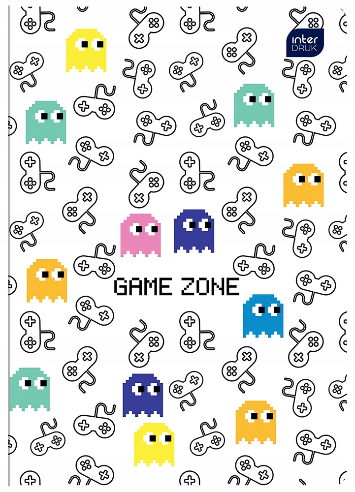 Zeszyt Interdruk A5 32 kartki czerwona linia BOYS mix okładek Format A5