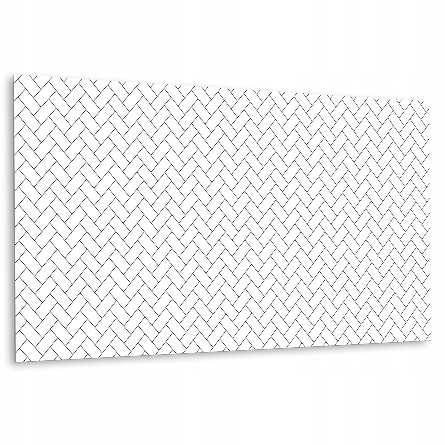 

Okładzina płytka panel Pcv Biała jodełka 100x50 cm