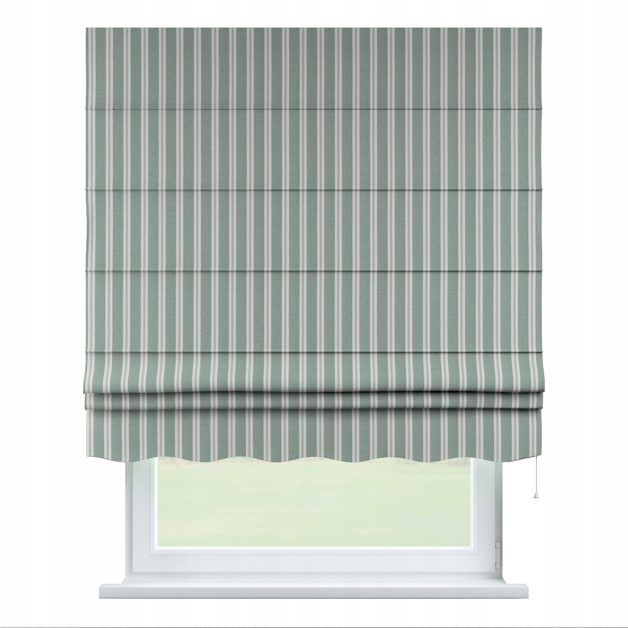 Hotová římská roleta Florencie 80x170 cm zelená