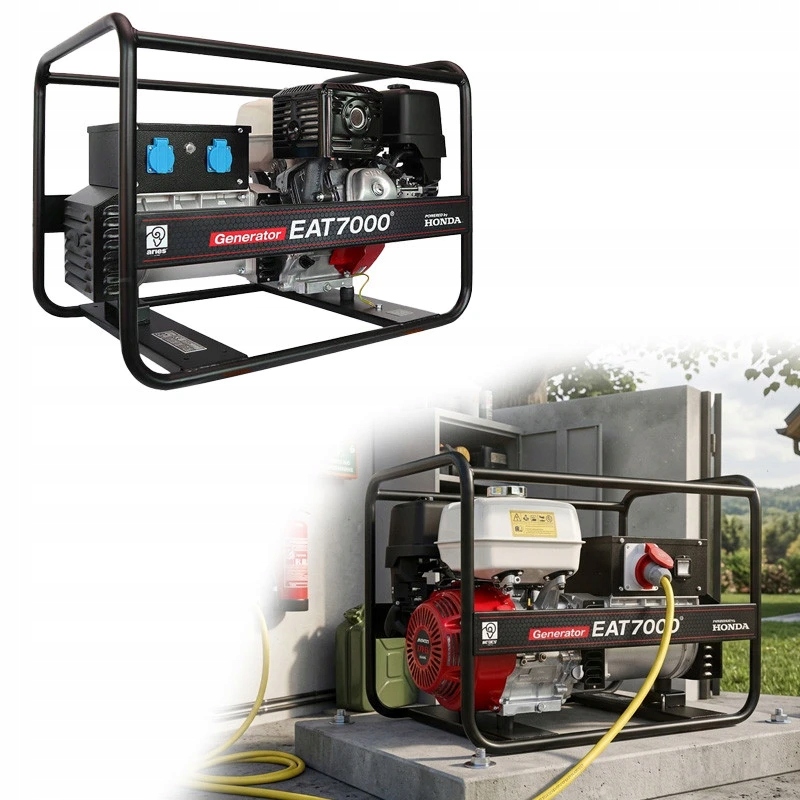 Generator prądu trójfazowy Honda EAT7000 o mocy 7,5 kVA
