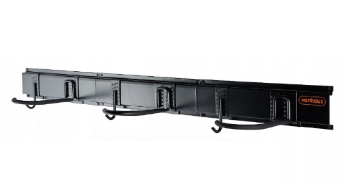 Uchwyty ścienne na rowery VonHaus –do garażu, mieszczący 3 rowery i 3 kaski