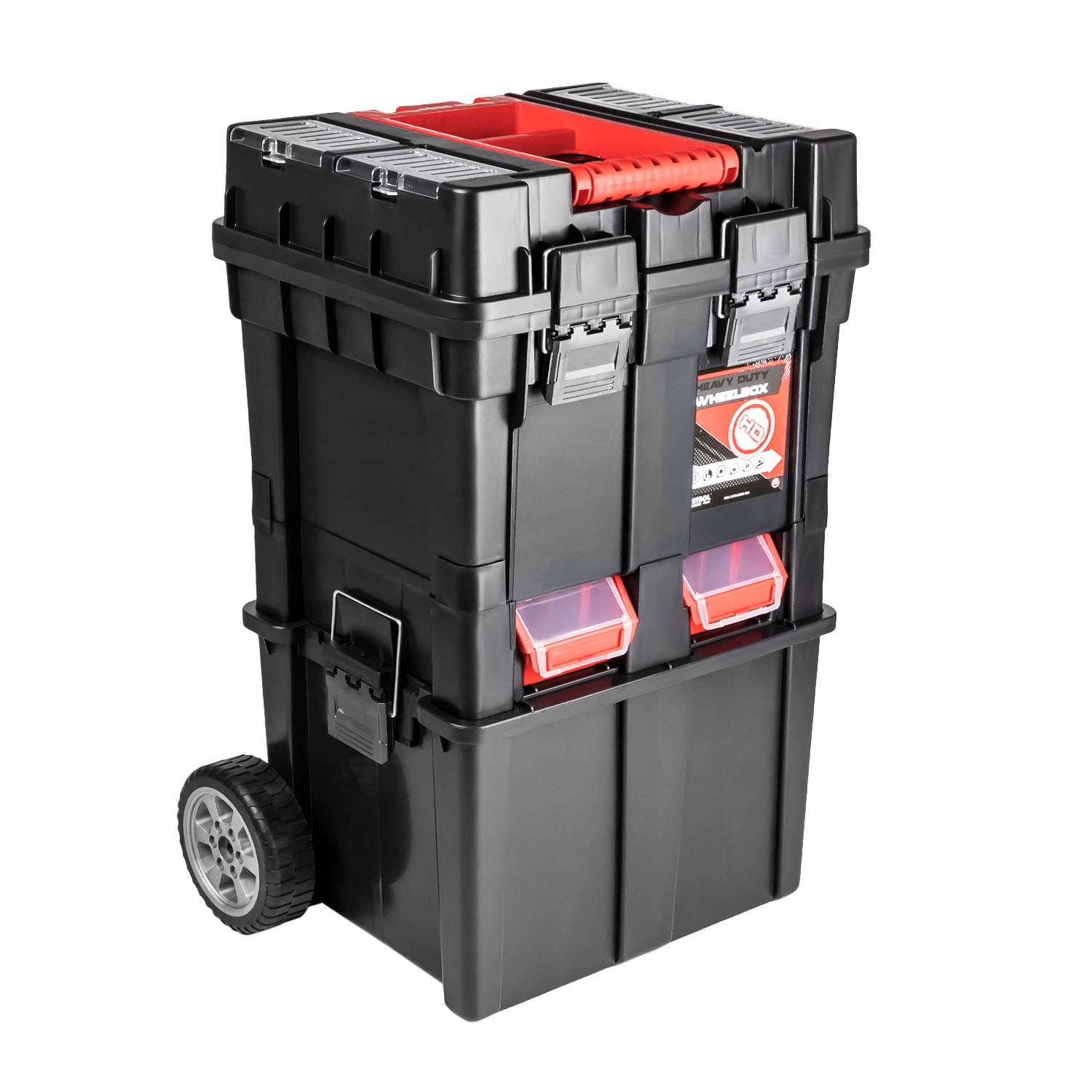 

Skrzynia na kółkach WheelBox Hd solidne zatrzaski