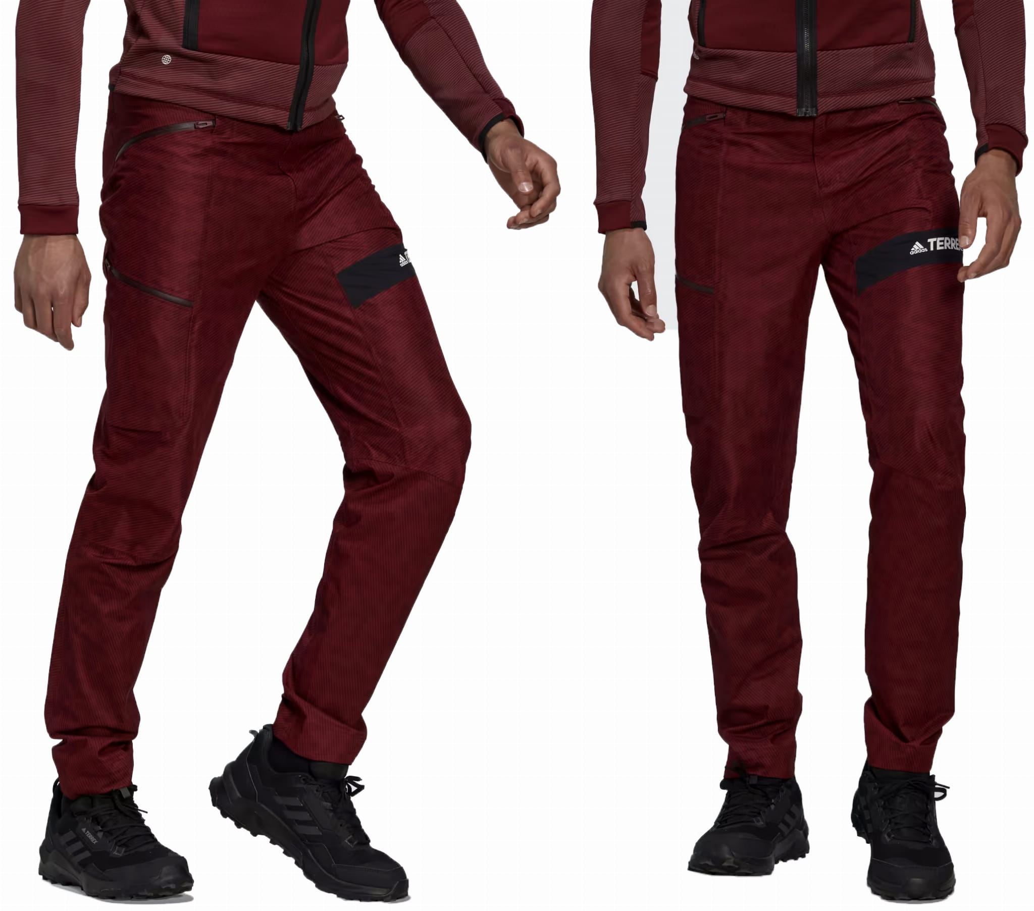 Adidas Techrock Spodnie Trekkingowe Turystyczne Męskie Wodoodporne Xs/s 46