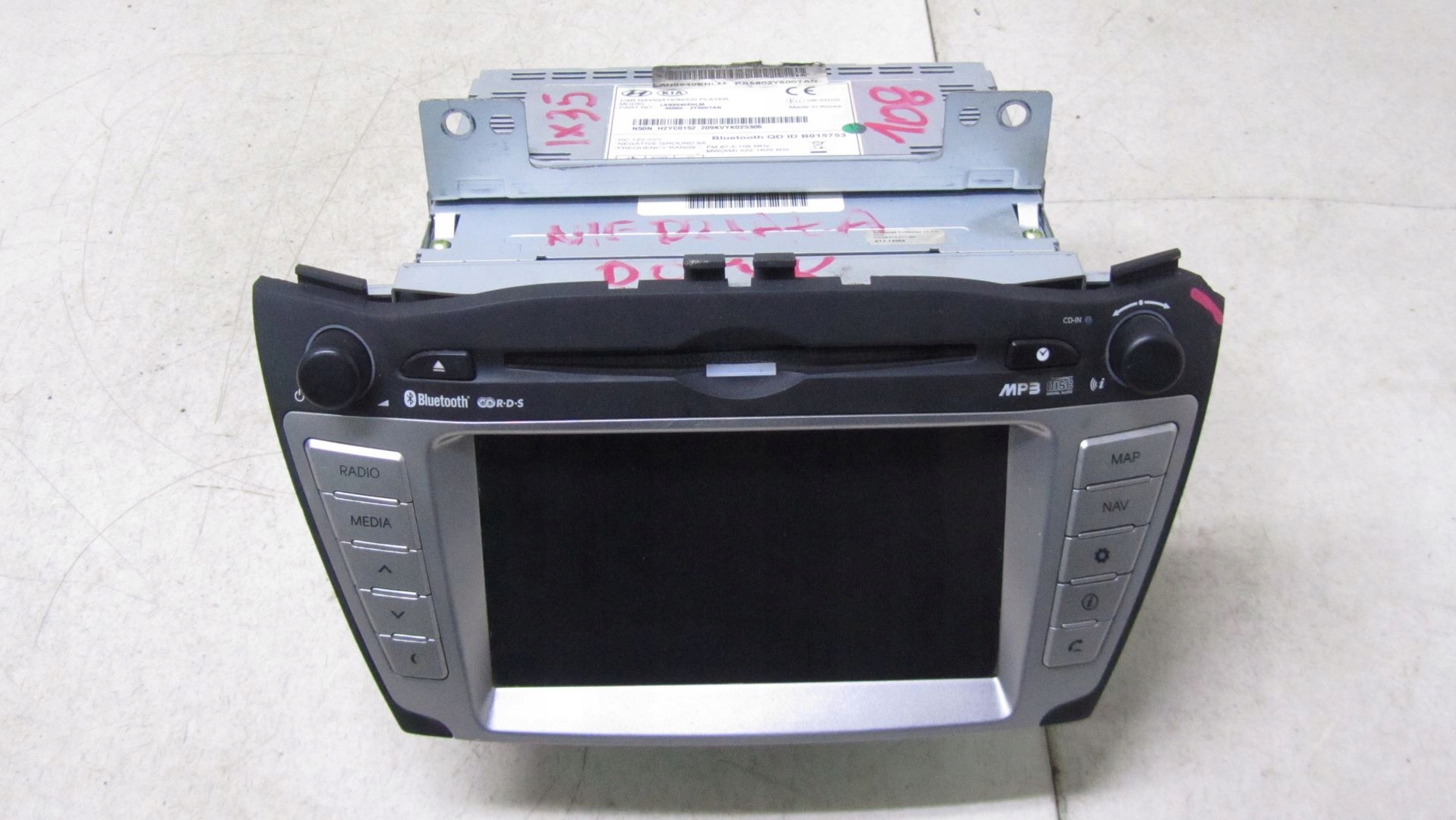 033/108 - HYUNDAI IX35 РАДИО НАВИГАЦИЯ 96560 - 2Y500TAN 10-16