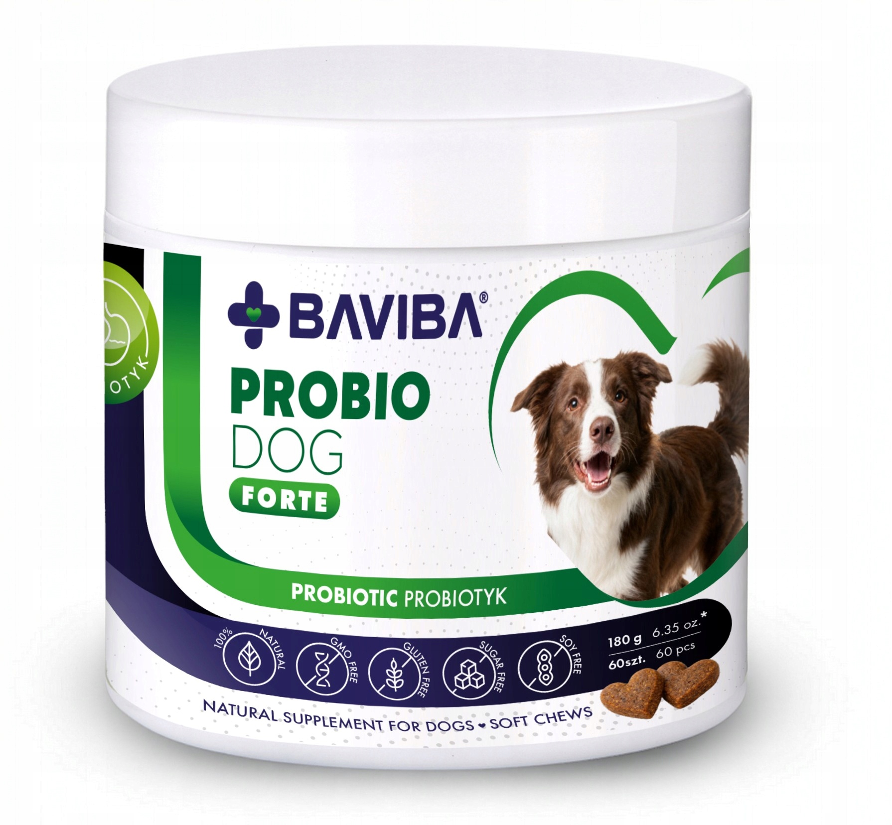 Baviba ProBioDOG Forte 60ks Probiotikum pro psa proti svědění kůže střev