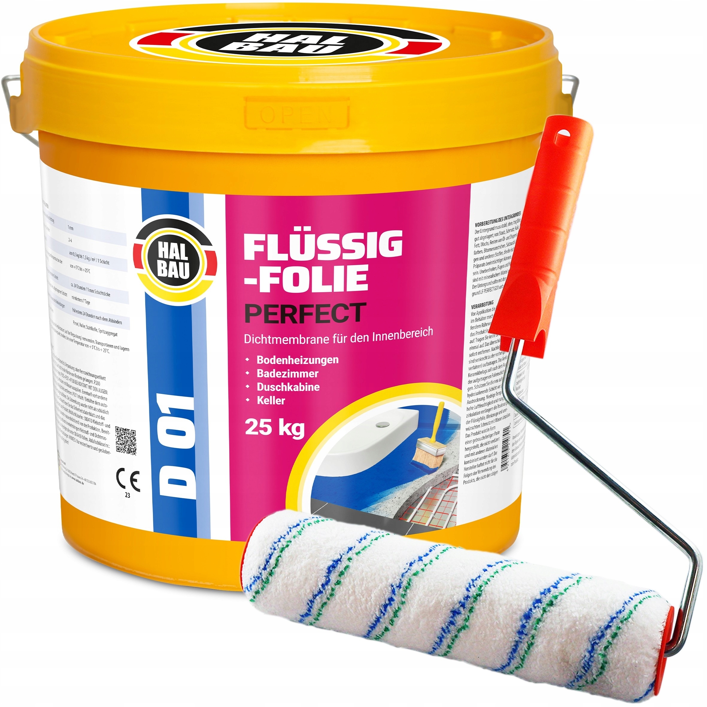 Fólie 25 kg Hydroizolace Malířský váleček D01