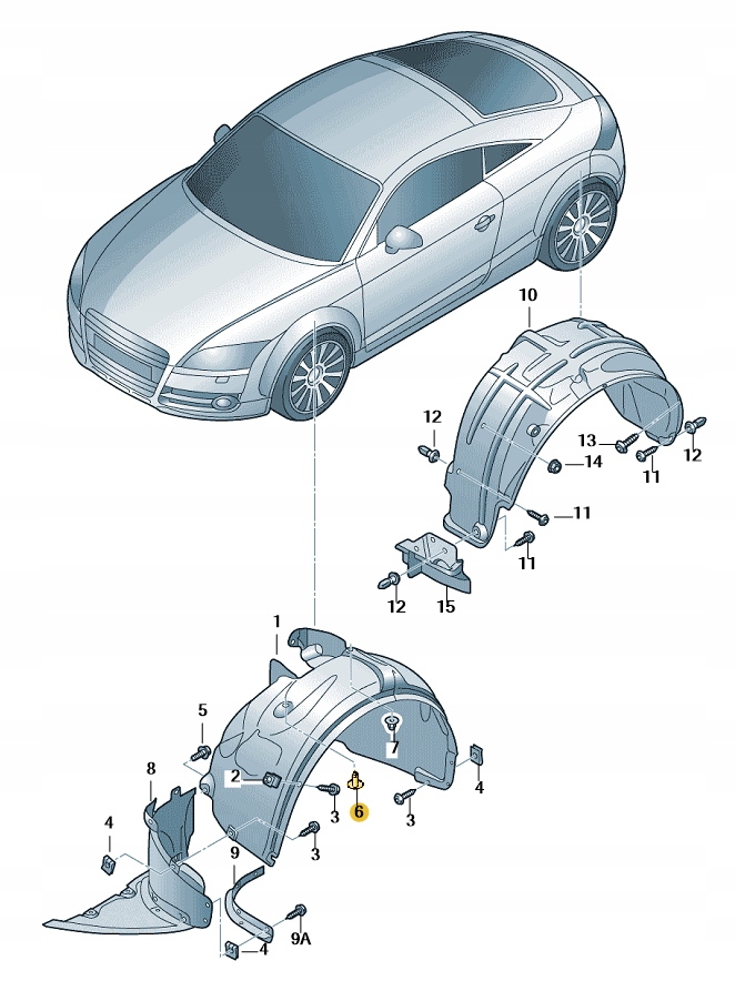 NOWE ORYGINALNE AUDI OE KOŁEK ROZPR. 4D0807300