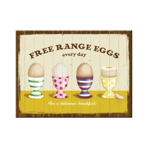 

Magnes Na Lodówkę Free Range Eggs Retro