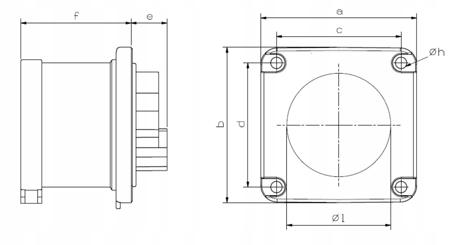 WTYCZKA SIŁOWA TABLICOWA CZERWONA 16A 400V 4P IP44 Marka Adelid