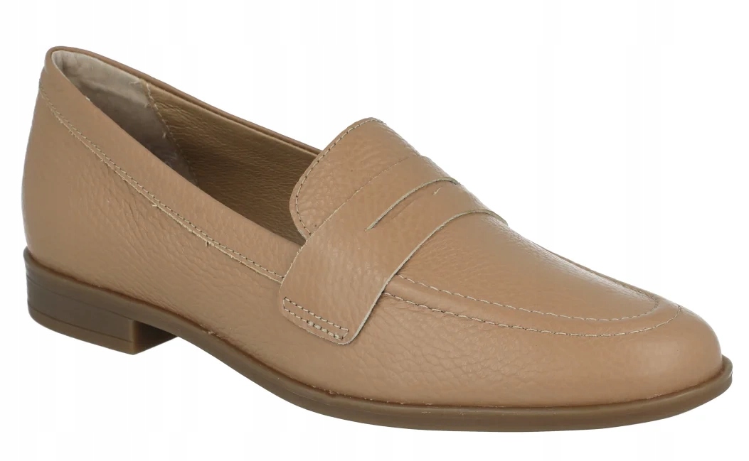 Ryłko mokasíny hnědé lehké kožené klasické ploché velké velikosti vel. 40