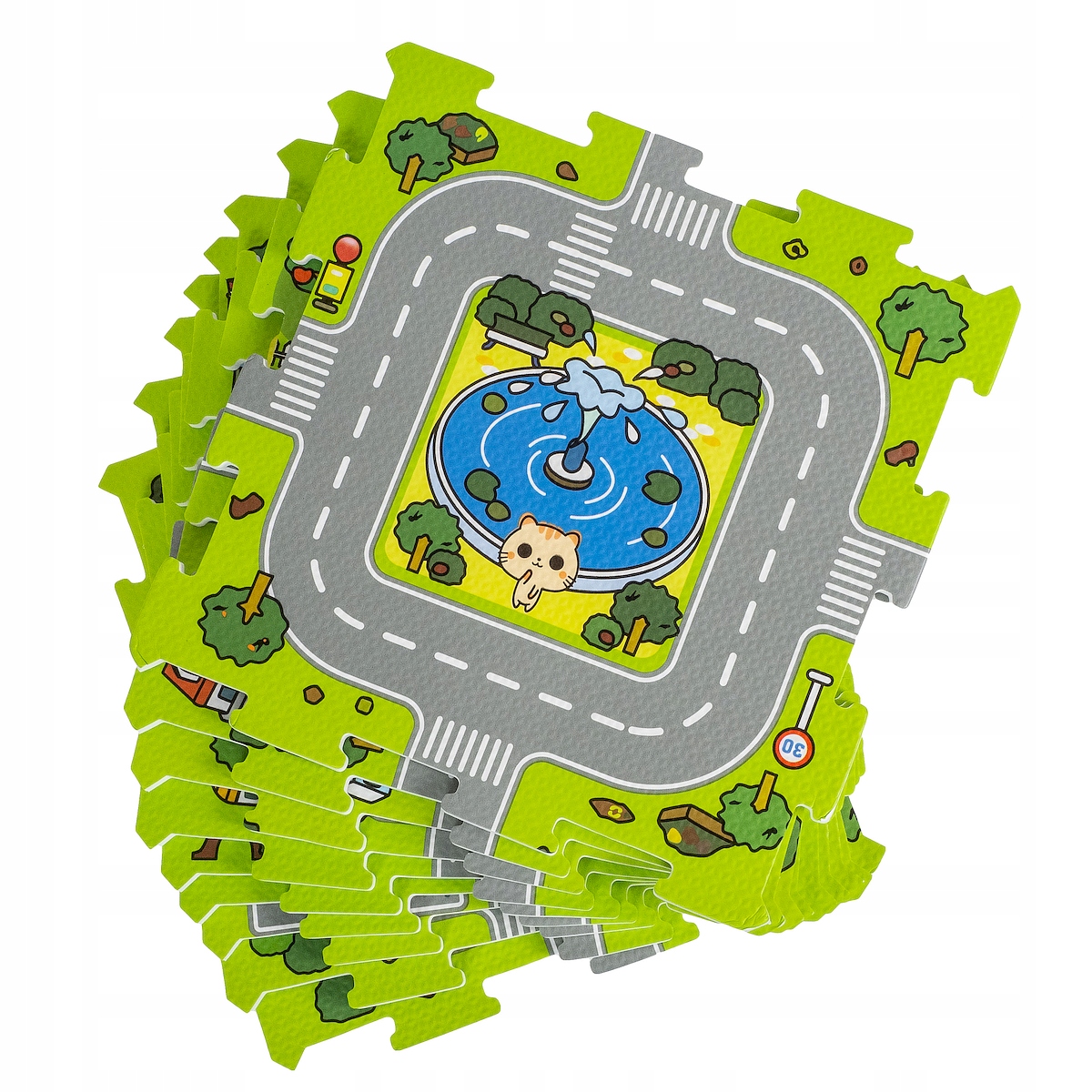 MATA PIANKOWA ULICA SP84357 Materiał pianka