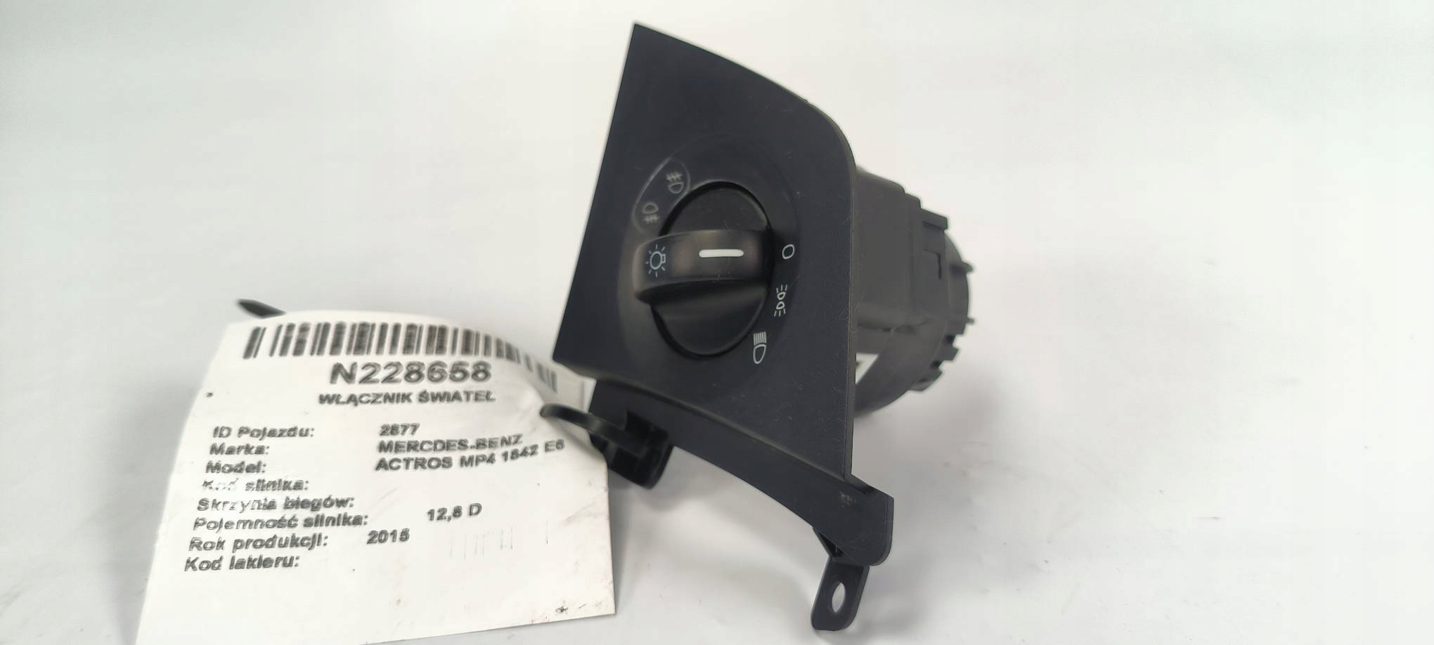 interruttore luci A9605452604 mercedes-BENZ ACTROS MP4 1842 E6